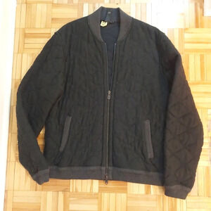 Club monaco 100% wool men coat bomber size L